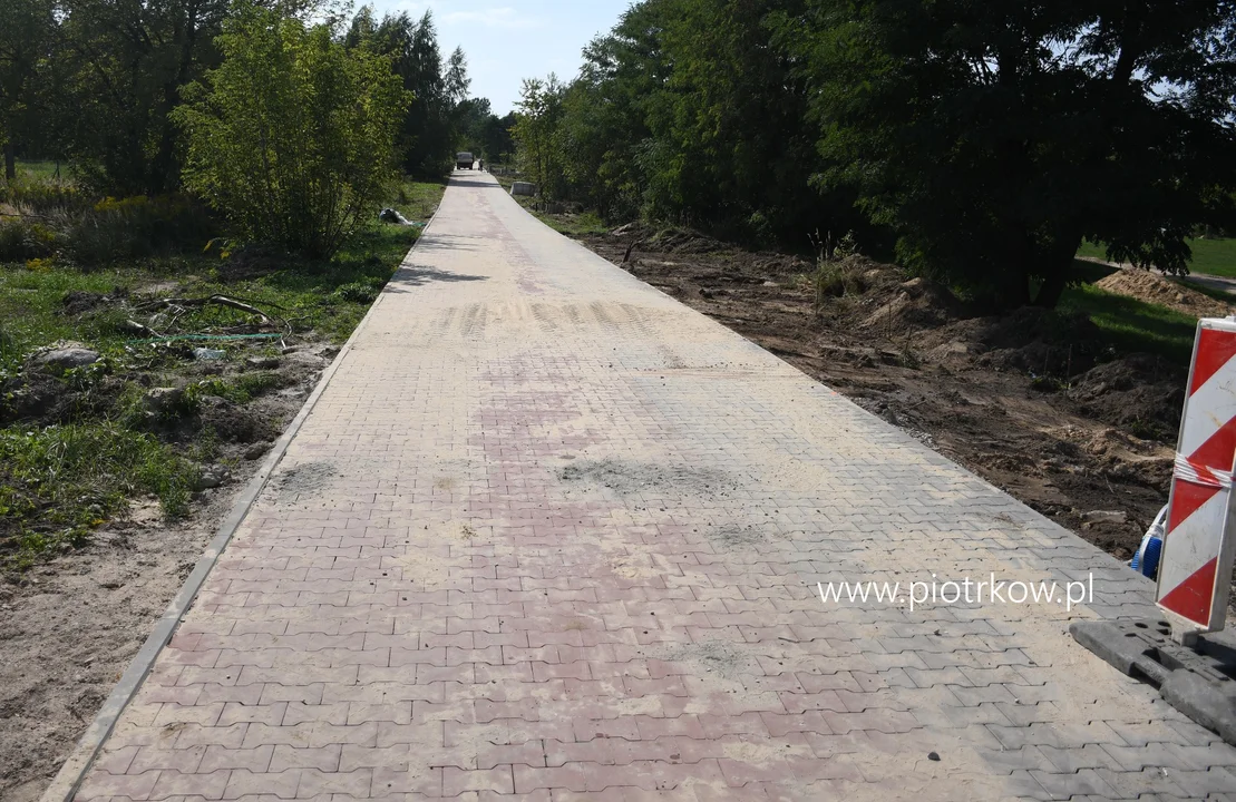 Ścieżka rowerowa koło zbiornika Bugaj prawie gotowa