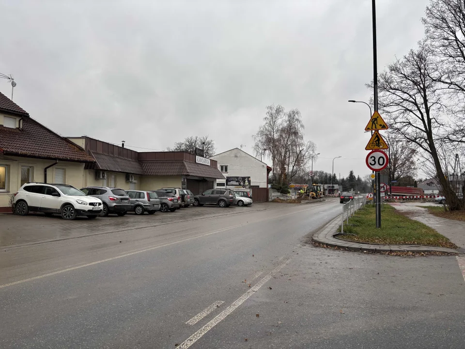 Przebudowa ulicy Szczecińskiej w Łodzi - stan na 3 grudnia 2024 r.