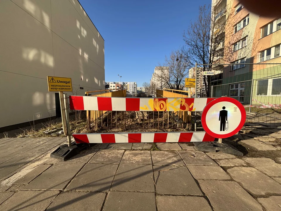 Stara kładka nad aleją Wyszyńskiego na łódzkiej Retkini wyburzona