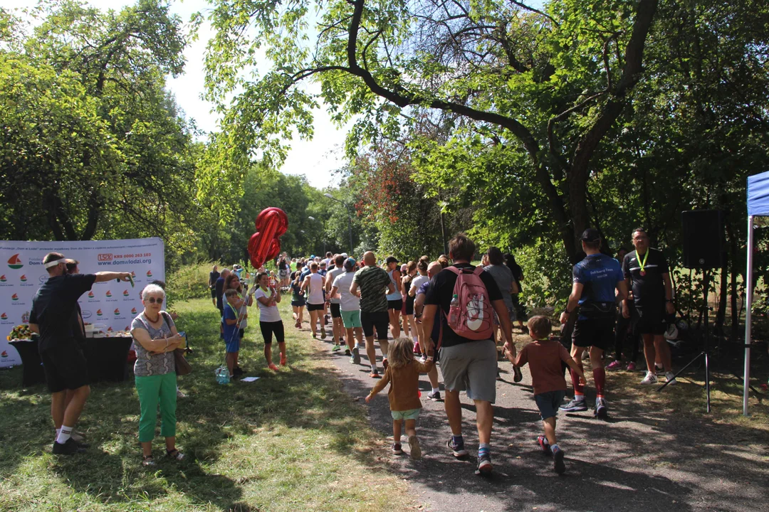 Bieg "Szczęśliwa 13" w parku Baden-Powella w Łodzi