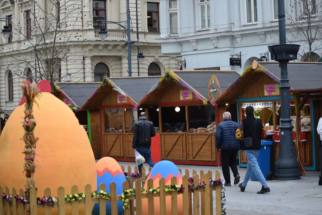 Jarmark wielkanocny na Piotrkowskiej