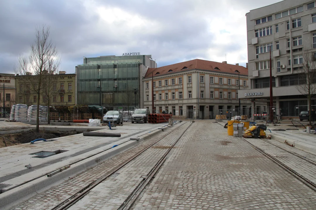 Dobiega końca przebudowa placu Wolności w Łodzi