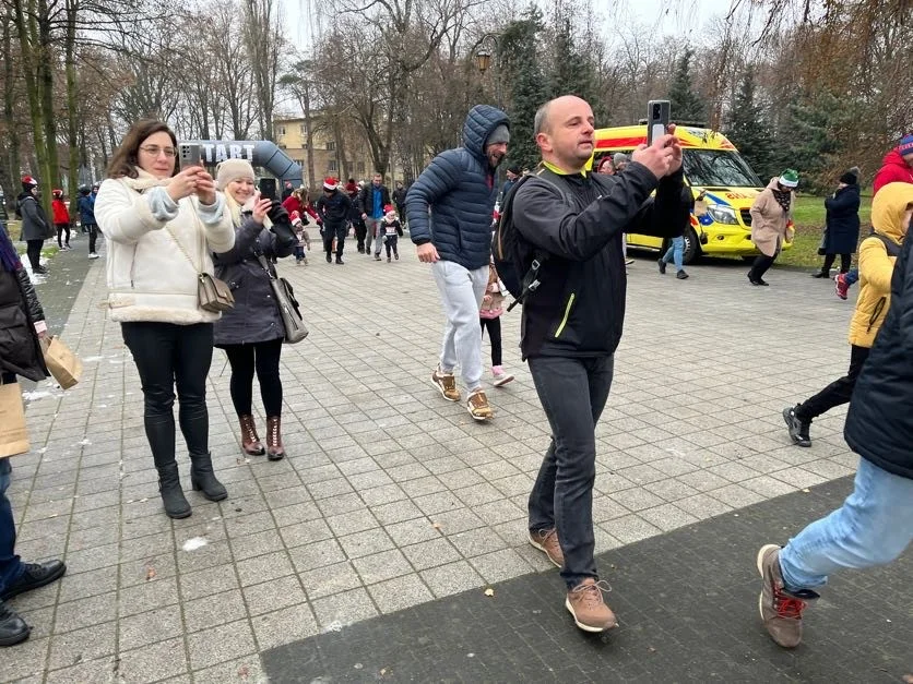 Bieg Mikołajkowy w Zgierzu.