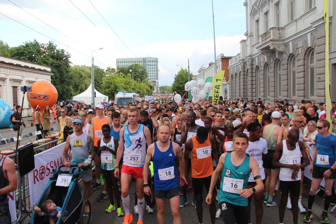 21. Bieg Ulicą Piotrkowską Rossmann Run w Łodzi