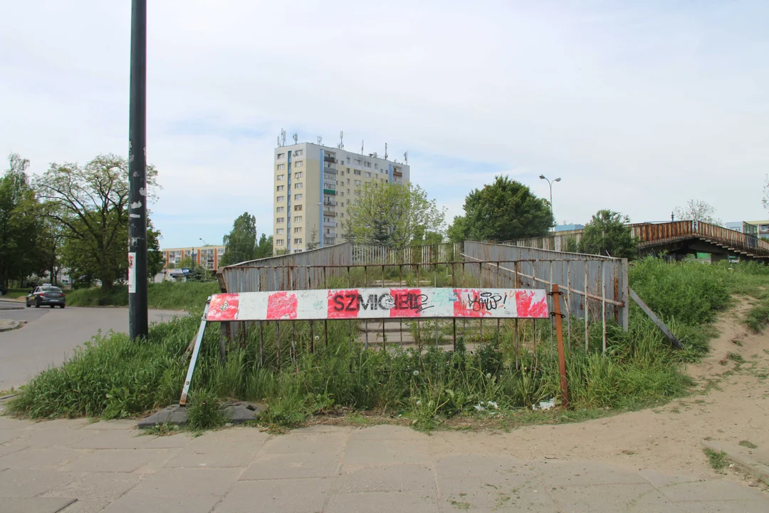 Kładki nad al. Wyszyńskiego w Łodzi do rozbiórki