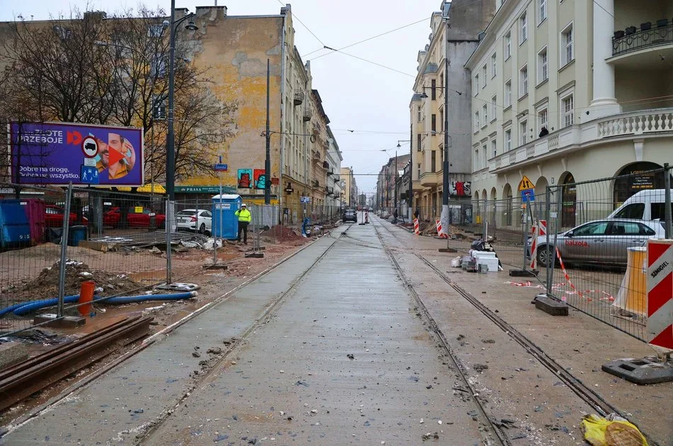 Powrót tramwajów na ulicę Zachodnią w Łodzi