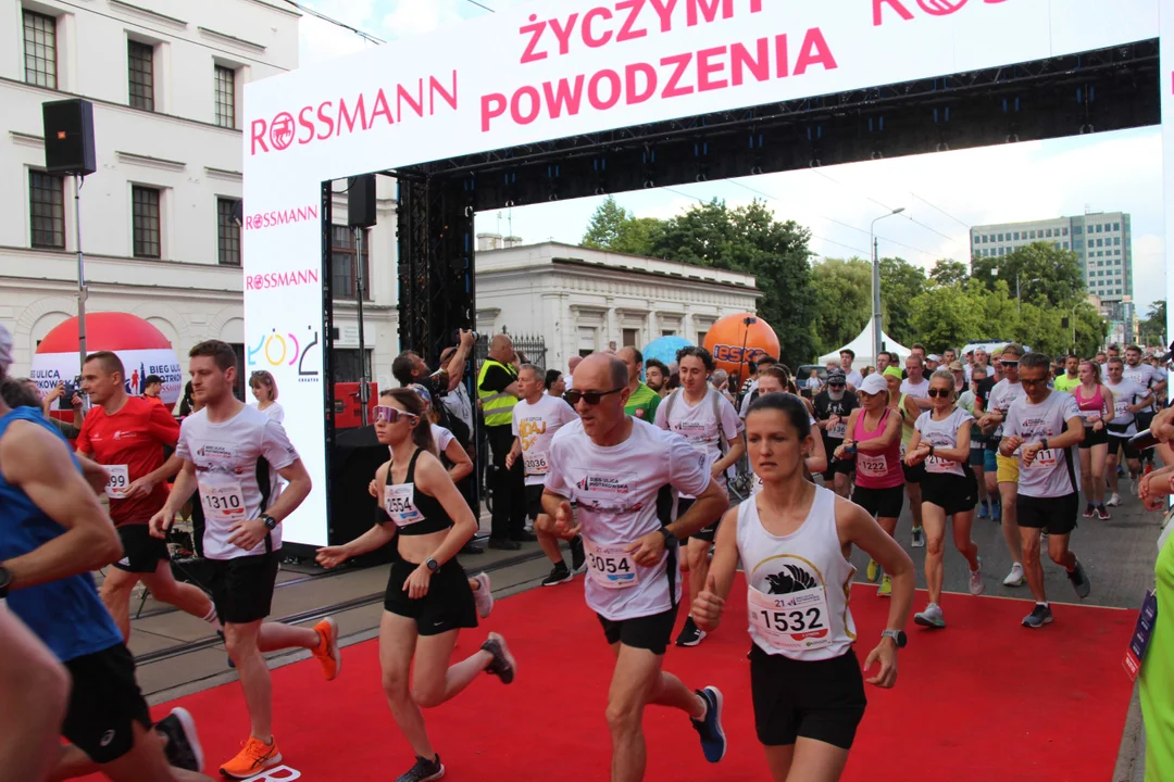 21. Bieg Ulicą Piotrkowską Rossmann Run w Łodzi