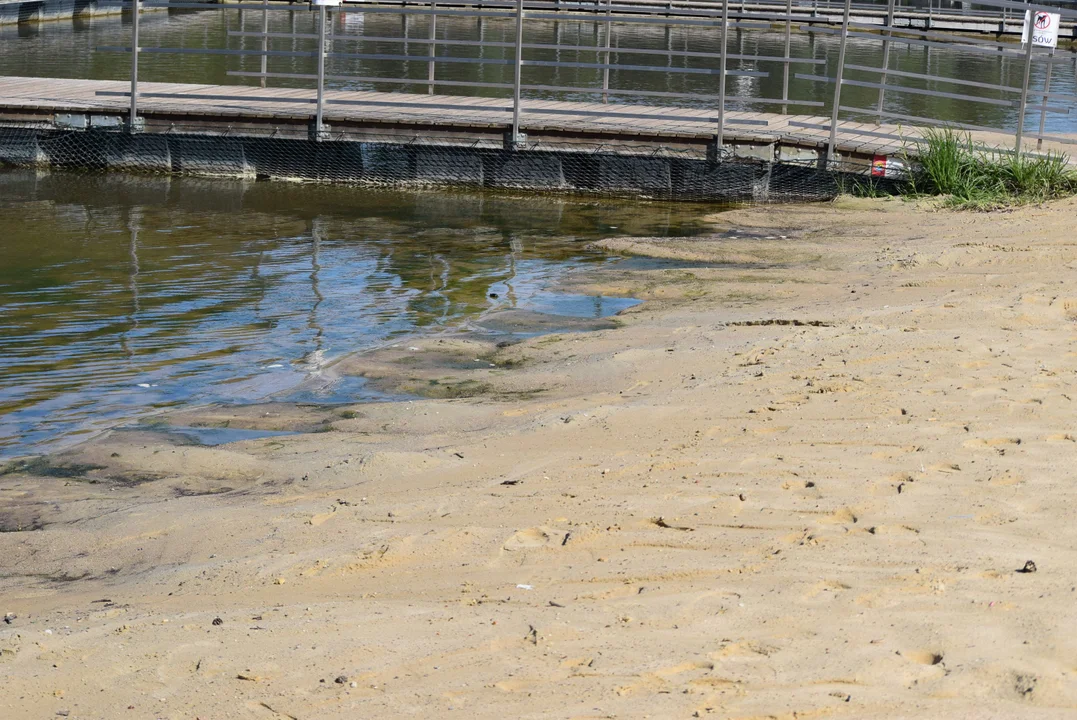 Plaża na Malince w naprawie