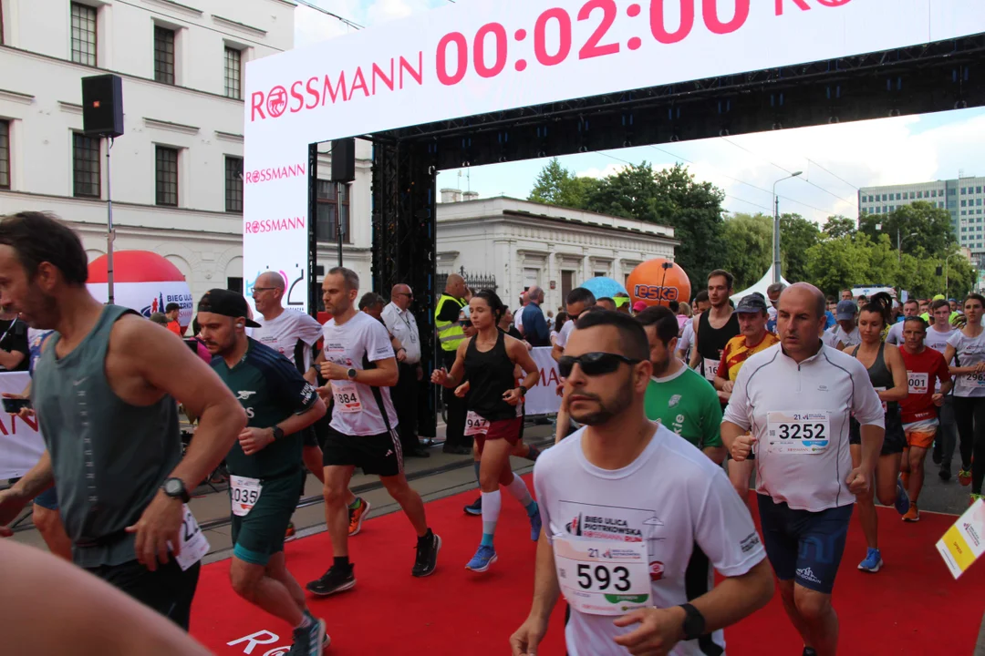 21. Bieg Ulicą Piotrkowską Rossmann Run w Łodzi