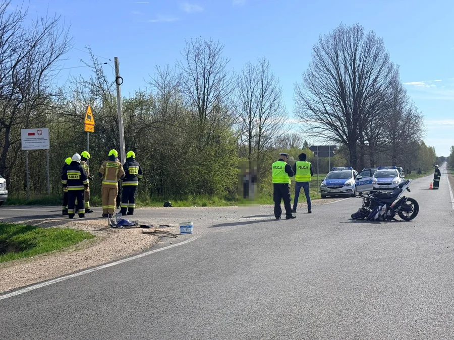 Wypadek gmina Zelów