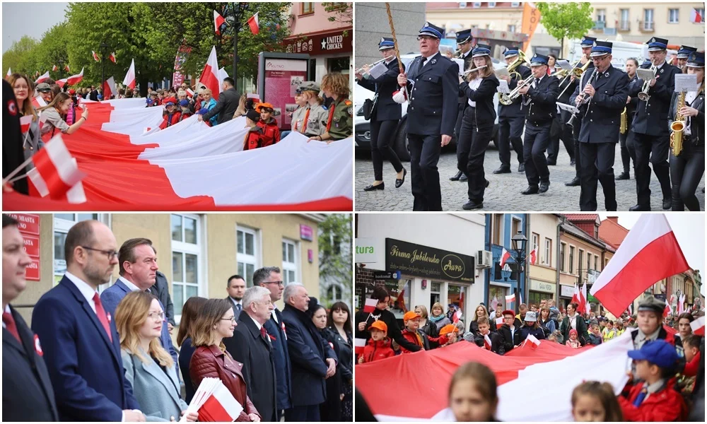 Patriotyczna Majówka wystartowała! Ulicami Kutna przeszedł biało-czerwony korowód [ZDJĘCIA] - Zdjęcie główne