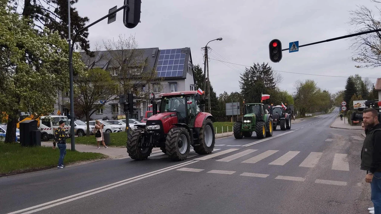 Protest rolników w Nowosolnej - 12.04.2024 r.