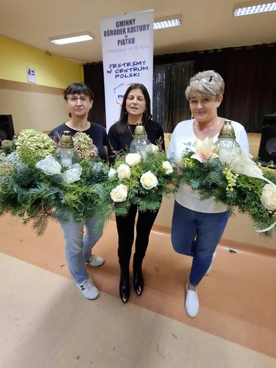 Warsztaty florystyczne w Gminnym Ośrodku Kultury w Piątku