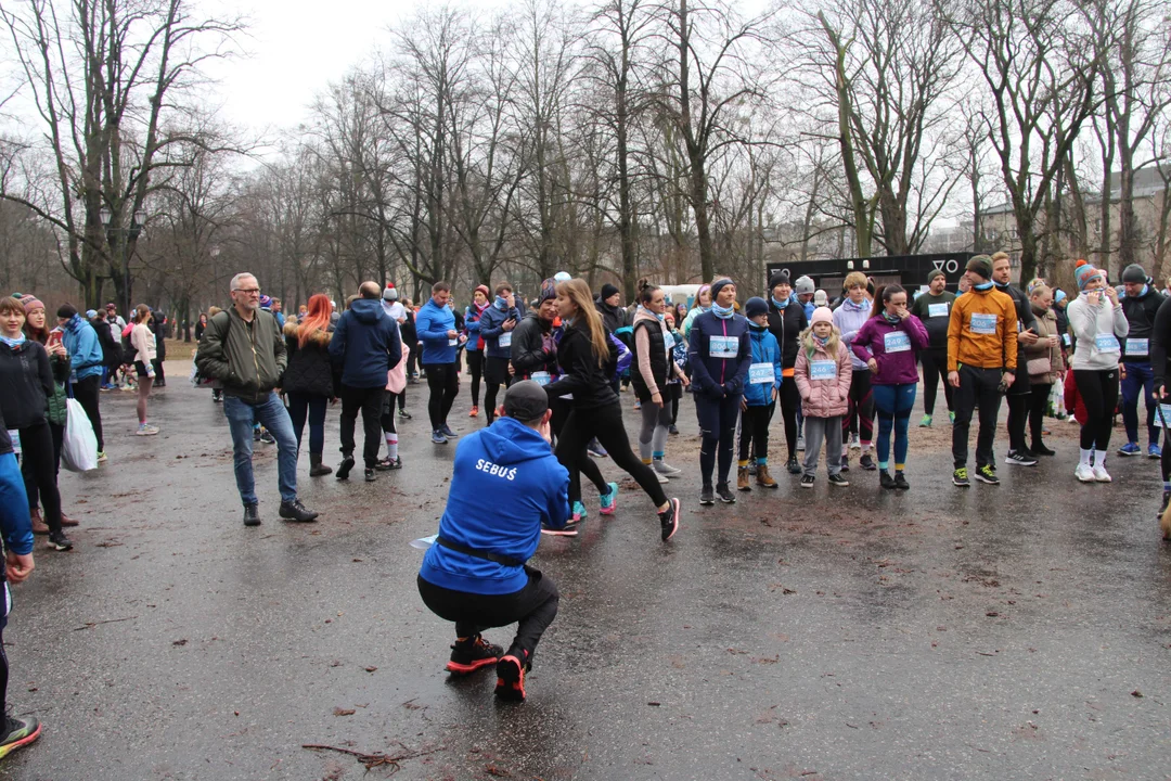 Pączek Run 2024 w parku Poniatowskiego w Łodzi