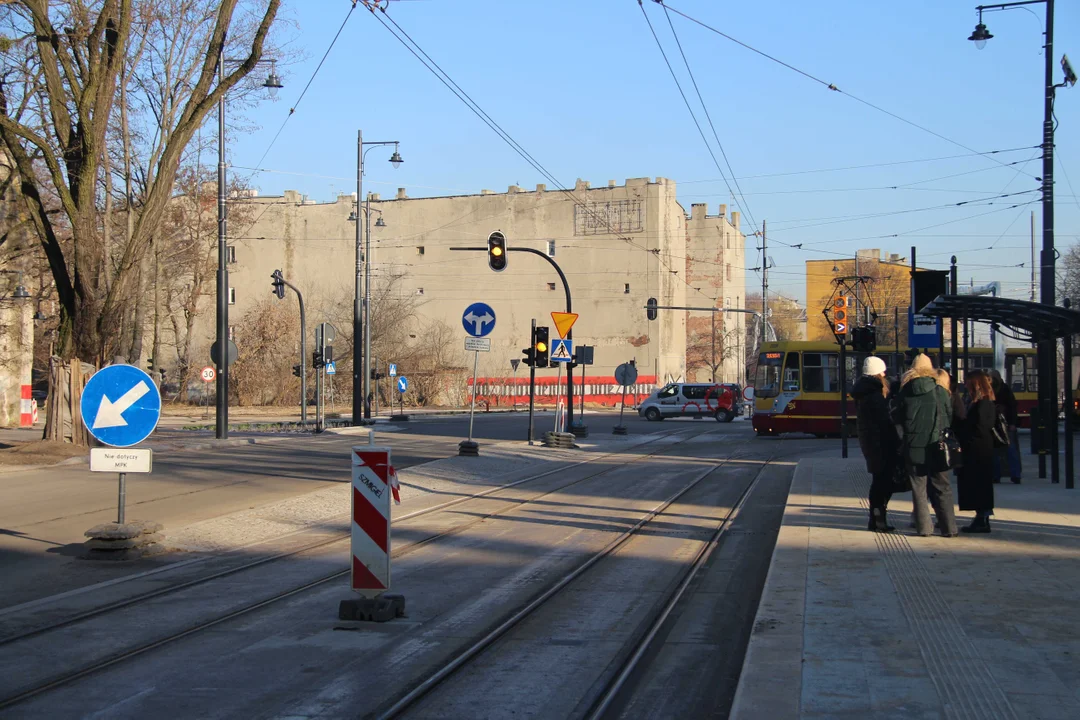 Przystanki tramwajowe przy Wojska Polskiego i Franciszkańskiej