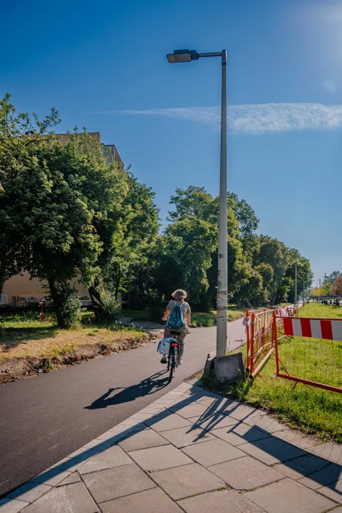 Budowa nowego ciągu pieszo-rowerowego na Retkini