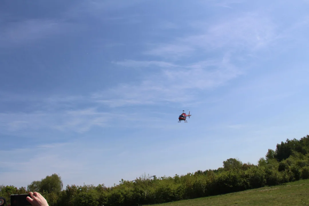 Policyjna akcja "Majówka 2024" - nad Łodzią pojawił się helikopter