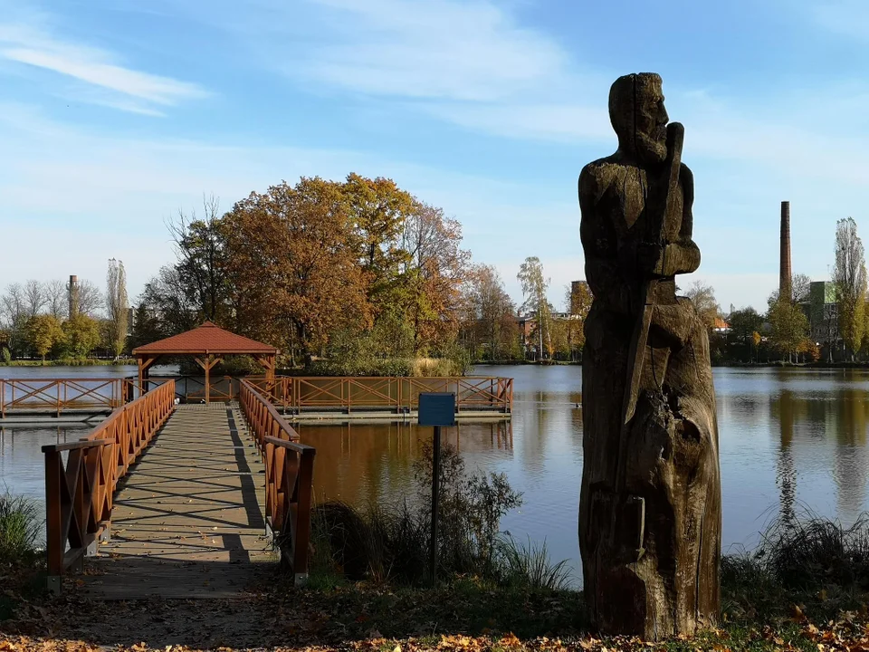 Zgierzanie korzystają z pięknej jesiennej pogody