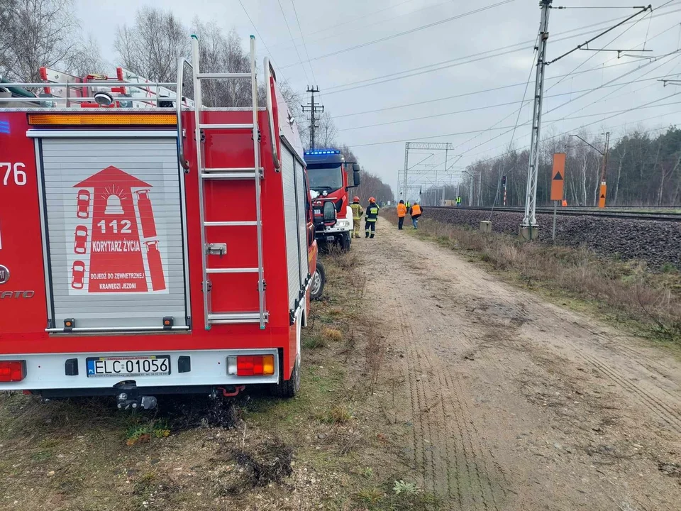 Tragiczny wypadek na torach kolejowych w Łódzkiem