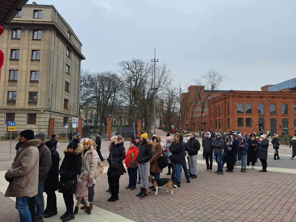 Tłusty czwartek na rynku Manufaktury w Łodzi