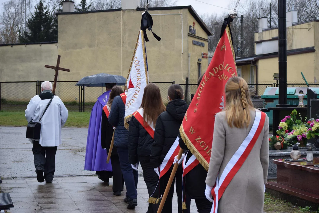 Pogrzeb Zenona Szumińskiego na cmentarzu w Zgierzu