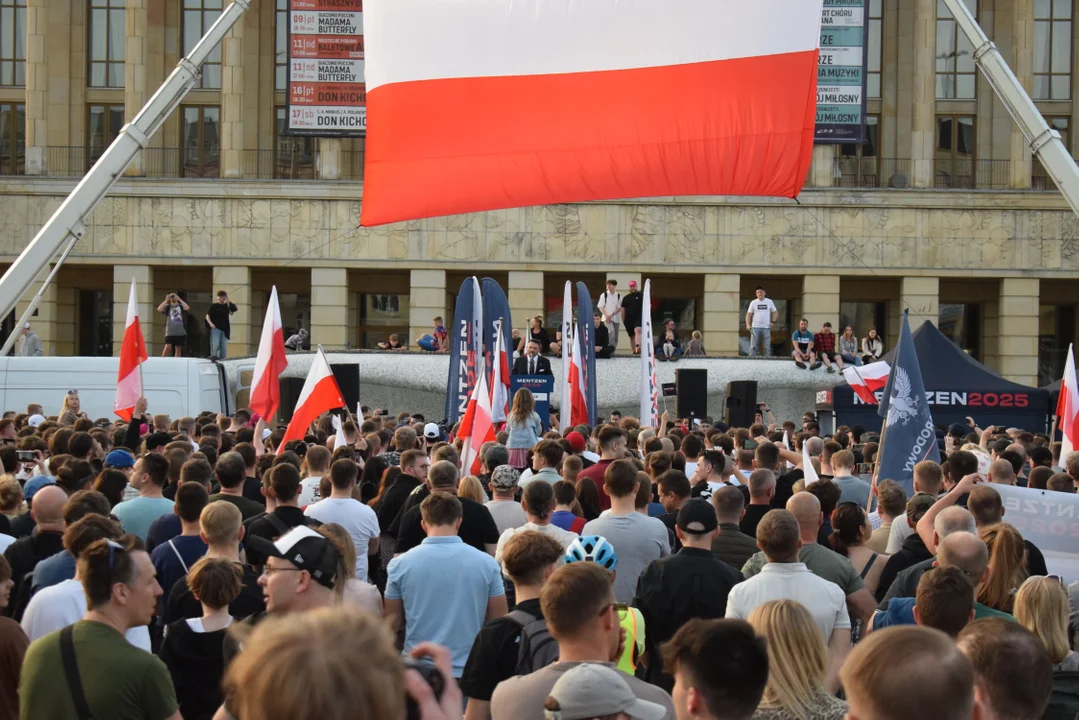 Sławomir Mentzen w Łodzi