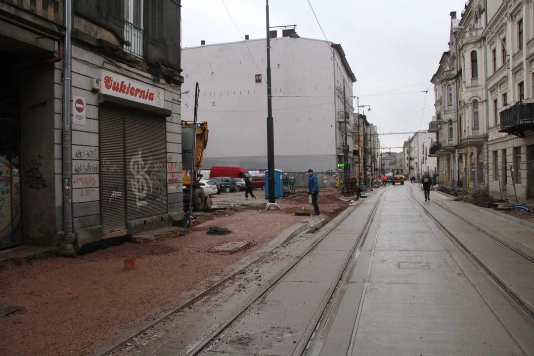 Powrót tramwajów MPK Łódź na skrzyżowanie Zachodnia/Legionów w Łodzi