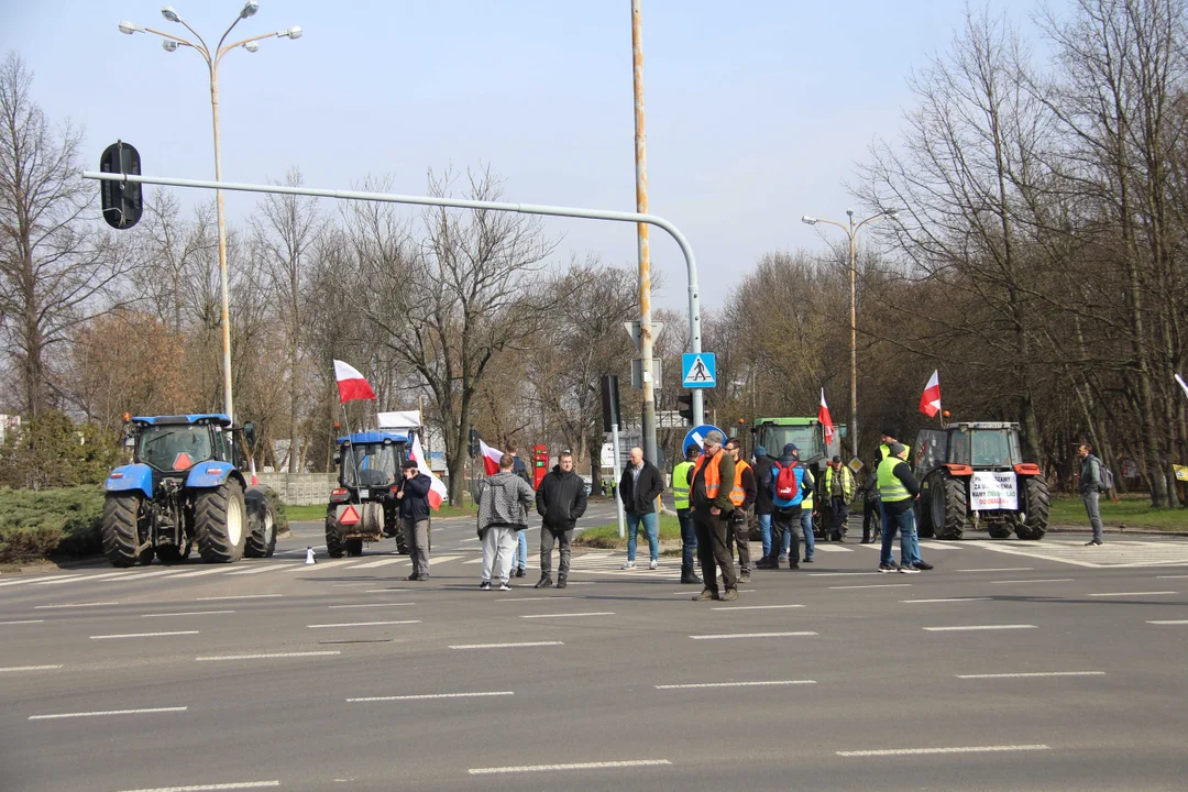 Protest rolników w Łódzkiem