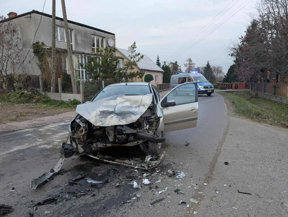 Wypadek w powiecie płockim