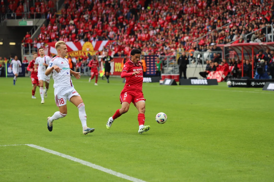 Mecz Widzew - Raków Częstochowa
