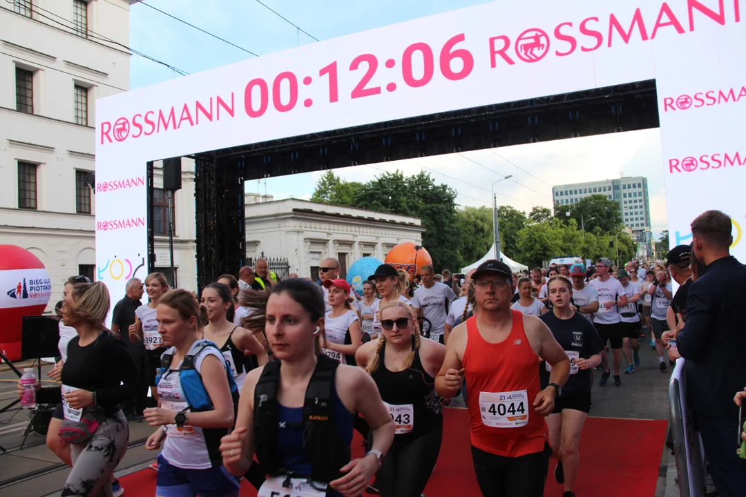 21. Bieg Ulicą Piotrkowską Rossmann Run w Łodzi