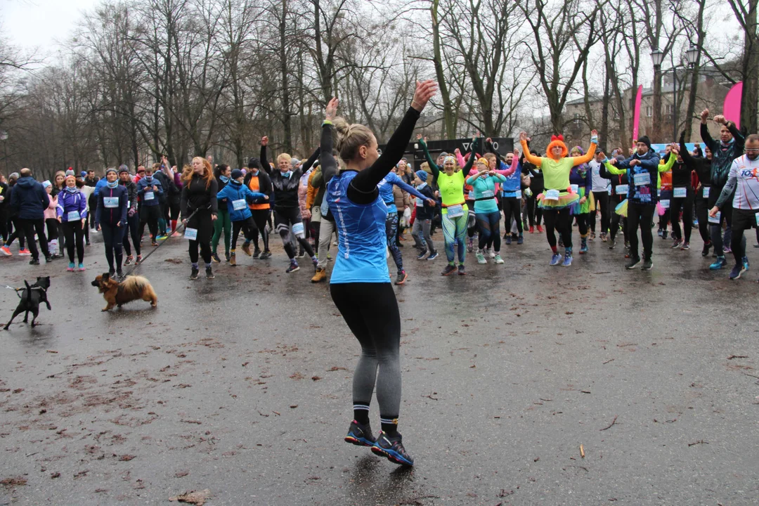 Pączek Run 2024 w parku Poniatowskiego w Łodzi