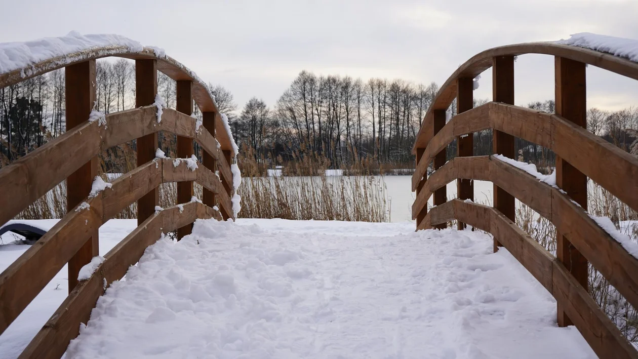O tym miejscu pod Łodzią wie mało kto. Są tu pływające pomosty! - Zdjęcie główne