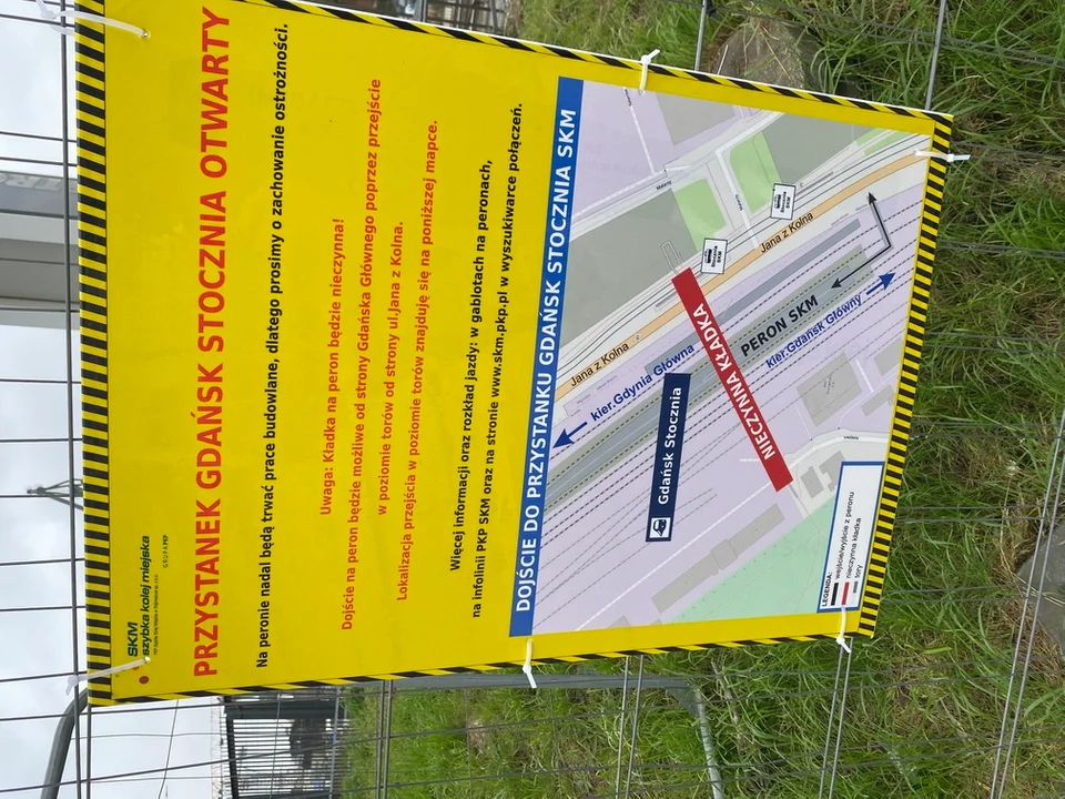 Nowy wygląd SKM Stocznia zaskakuje pasażerów