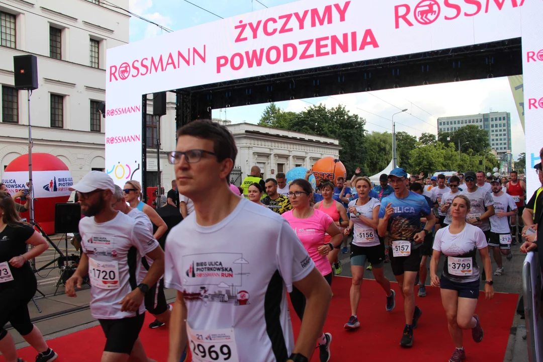 21. Bieg Ulicą Piotrkowską Rossmann Run w Łodzi