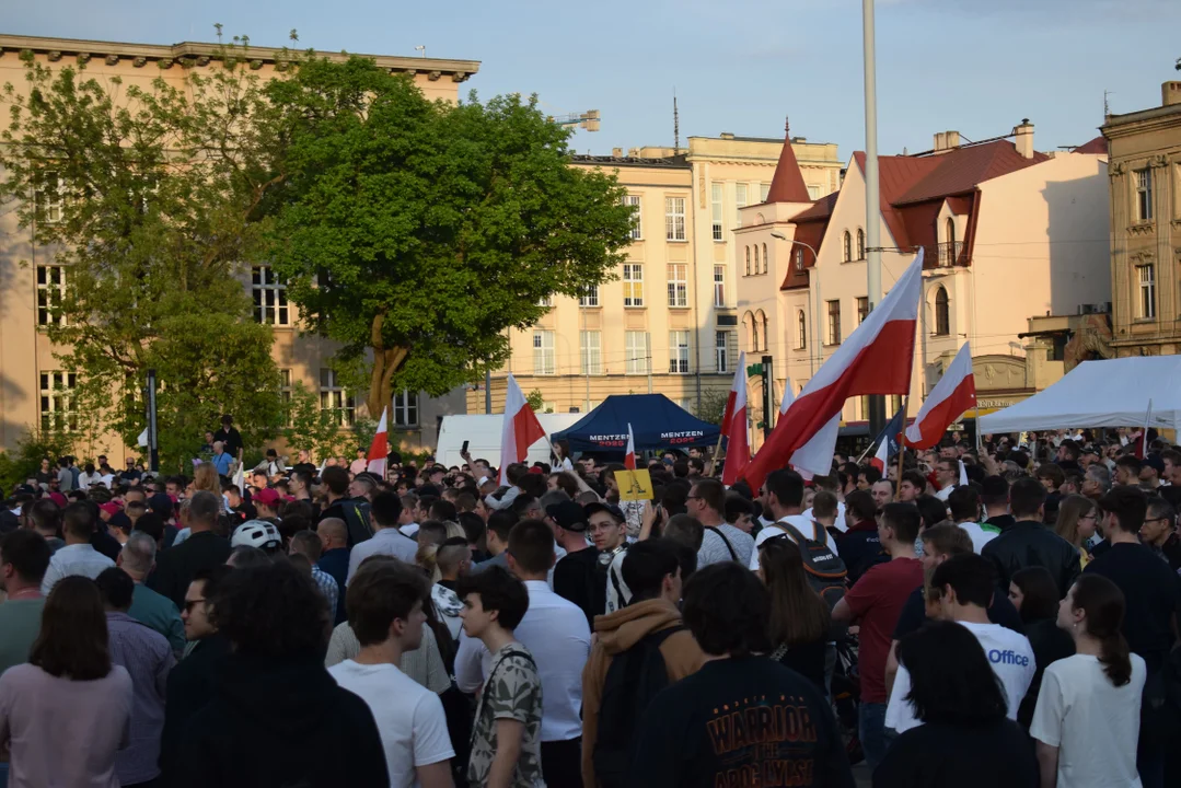Sławomir Mentzen w Łodzi