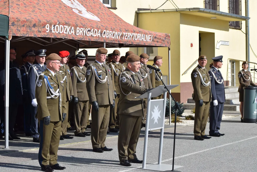 Łódzcy terytorialsi z nowym dowódcą