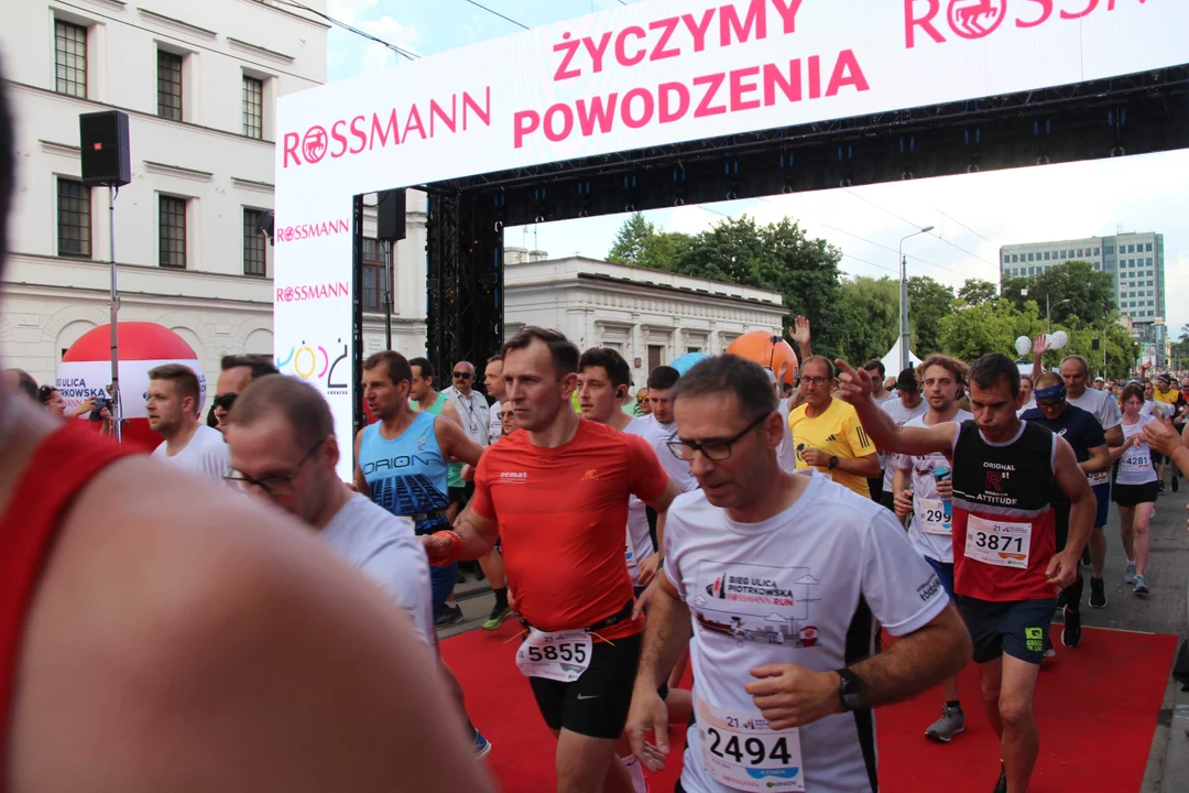 21. Bieg Ulicą Piotrkowską Rossmann Run w Łodzi