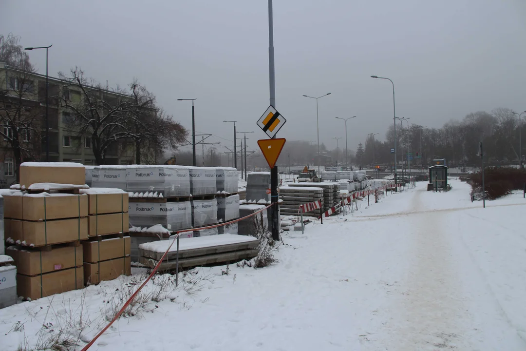 Przebudowa Wojska Polskiego w Łodzi - stan prac na 8.12.2023 r.