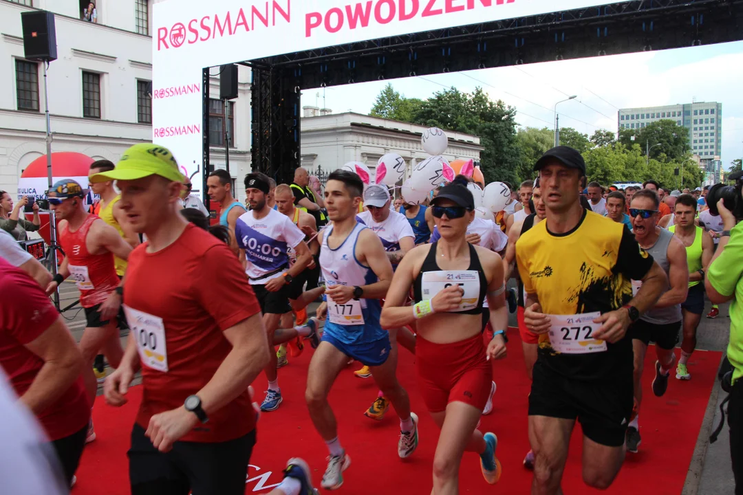 21. Bieg Ulicą Piotrkowską Rossmann Run w Łodzi