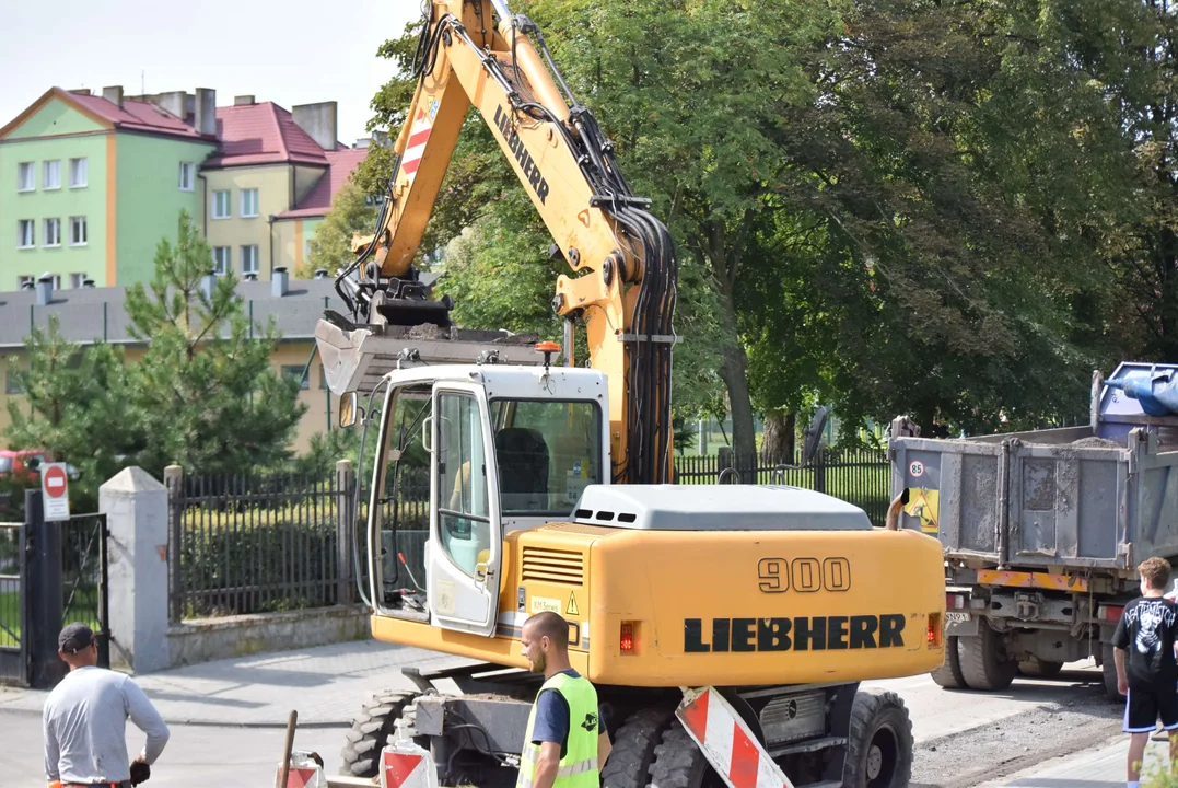 Wymiana nawierzchni na ulicy Rembowskiego