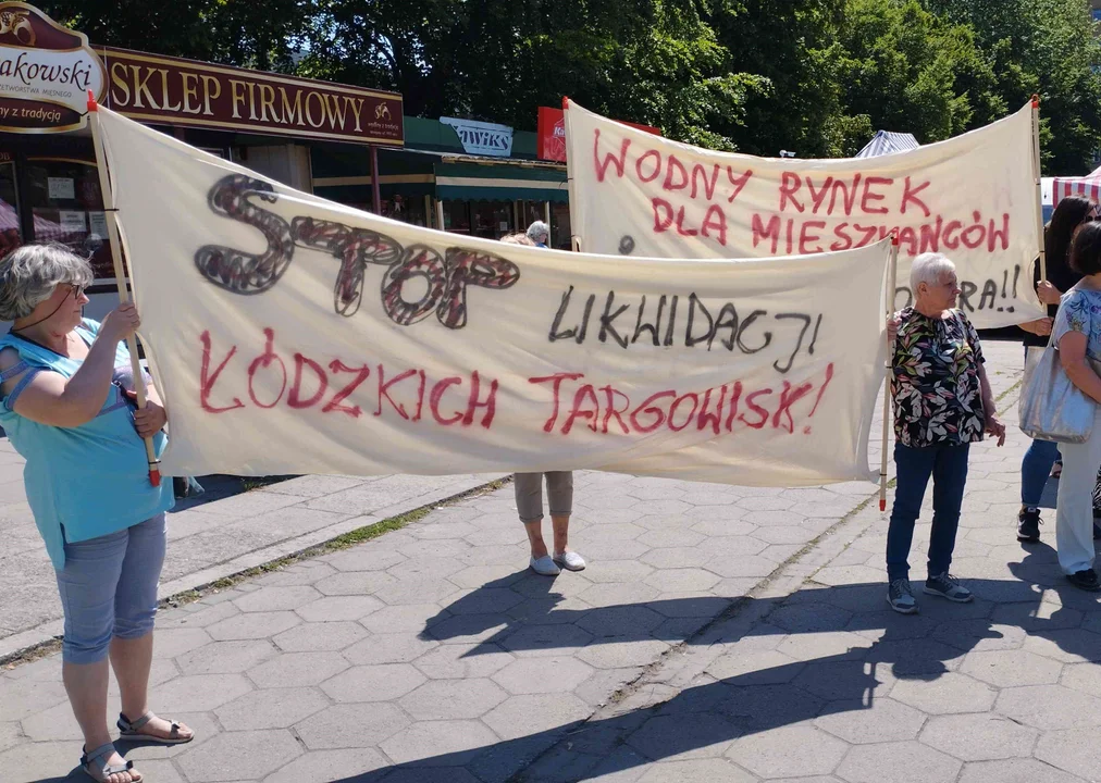 Kupcy z Wodnego Rynku proszą o pomoc łódzkiego wojewodę. Chcą unieważnienia uchwały Rady Miejskiej [ZDJĘCIA] - Zdjęcie główne