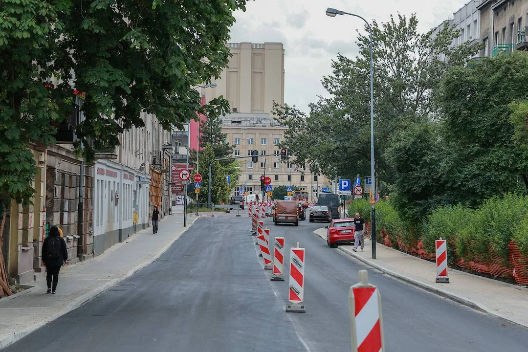 Remont ulicy Sterlinga w Łodzi w czerwcu 2025 r.