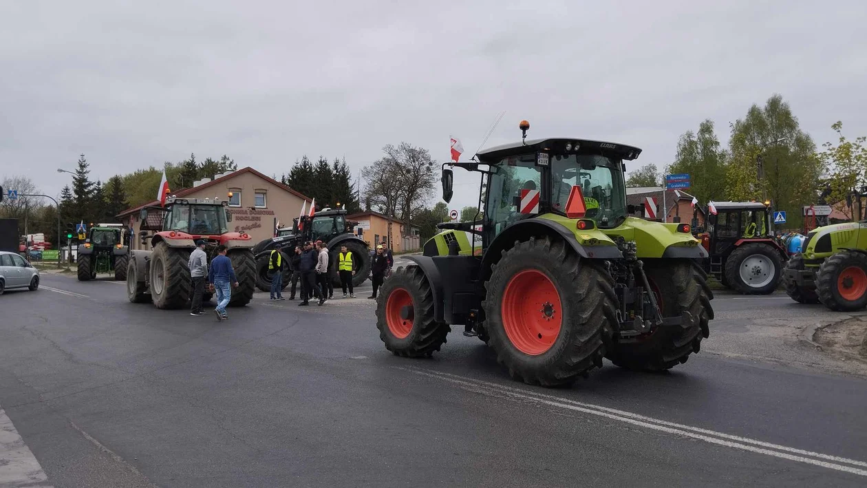 Protest rolników w Nowosolnej - 12.04.2024 r.