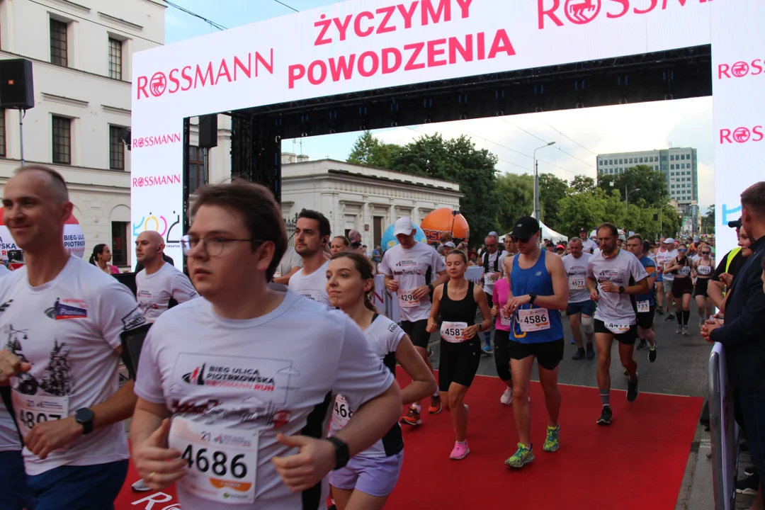 21. Bieg Ulicą Piotrkowską Rossmann Run w Łodzi