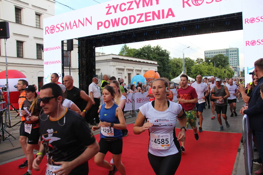 21. Bieg Ulicą Piotrkowską Rossmann Run w Łodzi