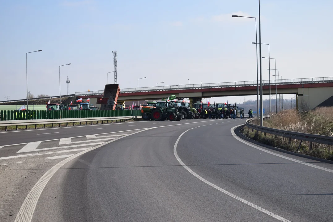 Protest rolników w Łódzkiem