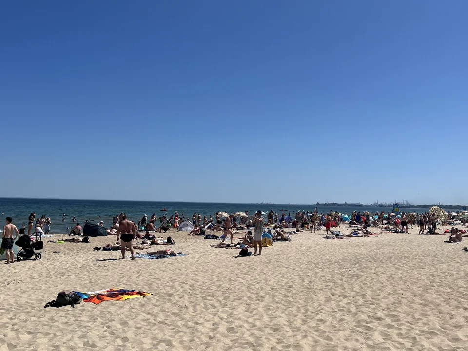 Tak wyglądają plaże w Gdańsku