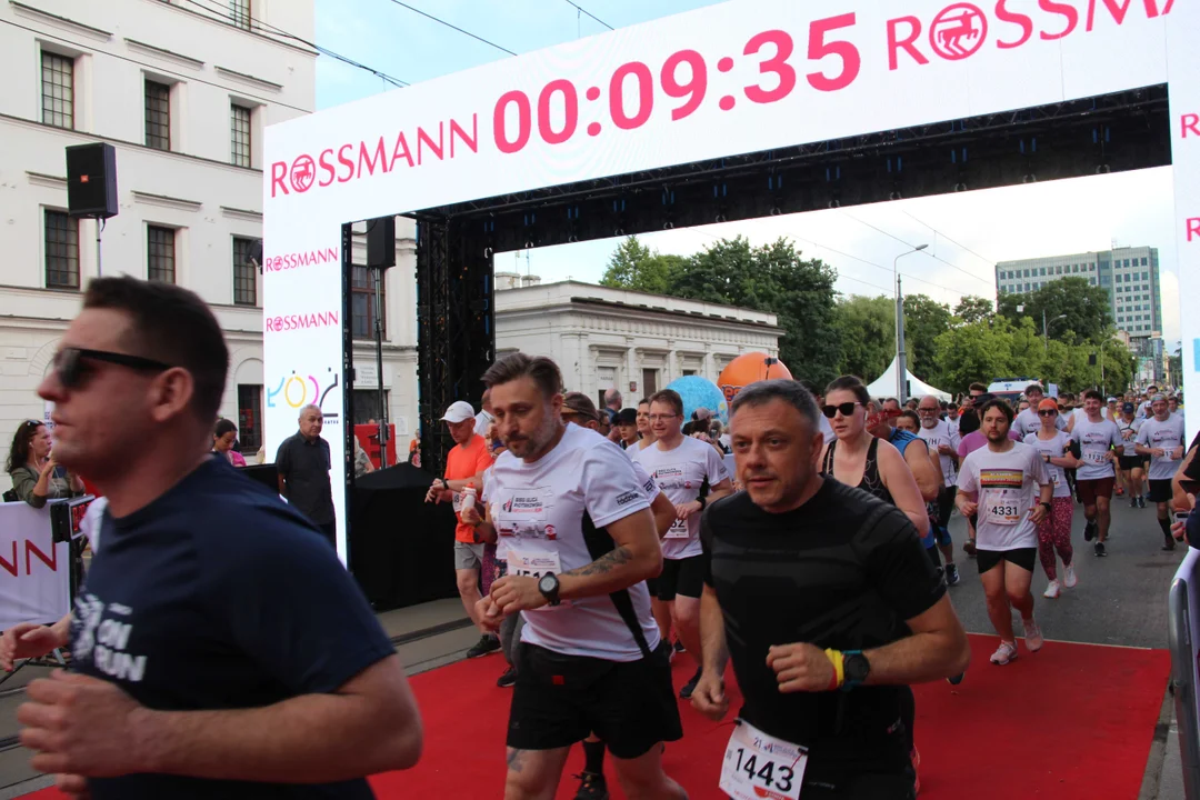 21. Bieg Ulicą Piotrkowską Rossmann Run w Łodzi