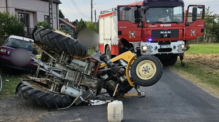 Wypadek w Uszczynie